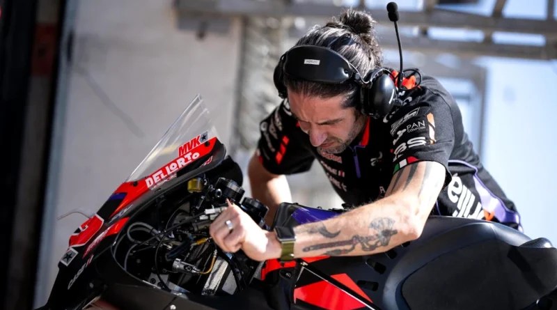 Corradini meccanico MotoGP Aprilia