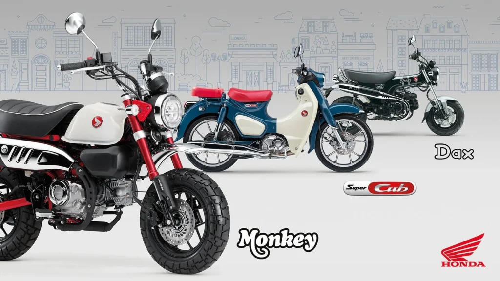 Honda Super Cub, Dax e Monkey