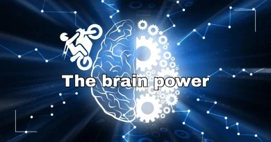 The brain power con moto stilizzata